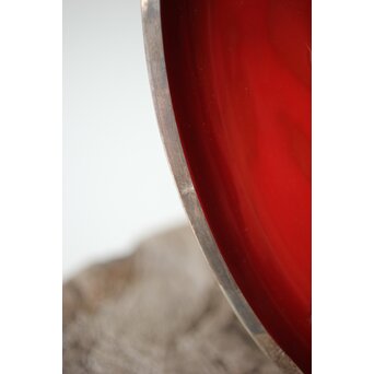 本堆朱彫 不動明王図 大皿　Q298 