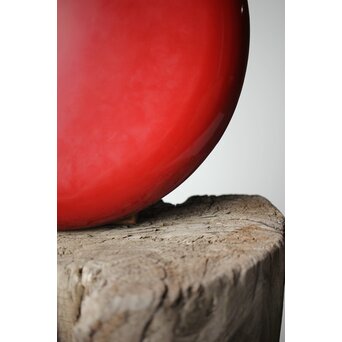 本堆朱彫 不動明王図 大皿　Q298 