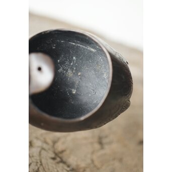 倣 亀女 鶉銅香炉　M310 