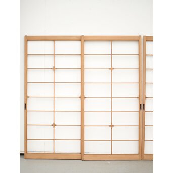 十字装飾 中型障子戸 4枚1組　F241 