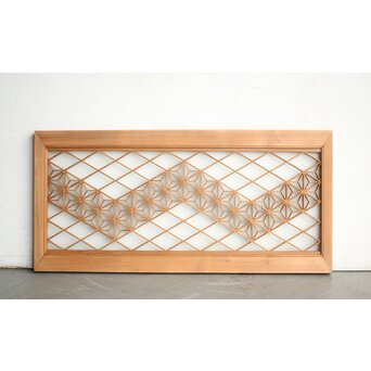 ガラス入 組子小型欄間　R0162