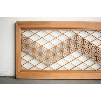 ガラス入 組子小型欄間　R0162 