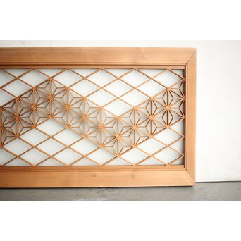 ガラス入 組子小型欄間　R0162 