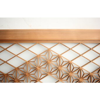 ガラス入 組子小型欄間　R0162 