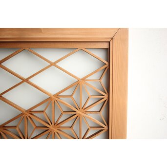 ガラス入 組子小型欄間　R0162 