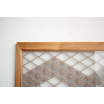 ガラス入 組子小型欄間　R0162 