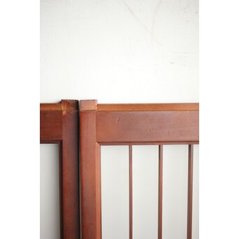 ガラス入 松竹梅と山景の書院 4枚1組　R0164 