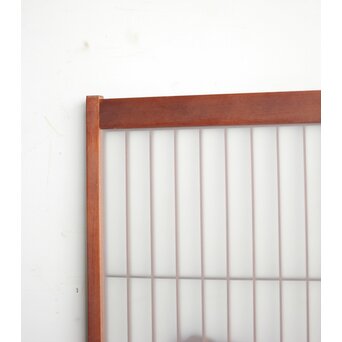 ガラス入 松竹梅と山景の書院 4枚1組　R0164 