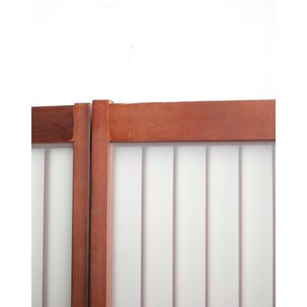 ガラス入 松竹梅と山景の書院 4枚1組　R0164 