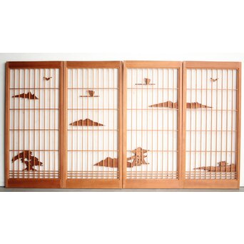 帆掛船 書院 4枚1組　R0165 