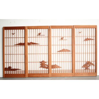 帆掛船 書院 4枚1組　R0165