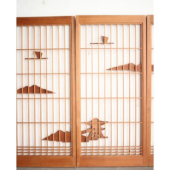 帆掛船 書院 4枚1組　R0165 