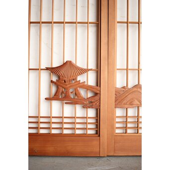 帆掛船 書院 4枚1組　R0165 