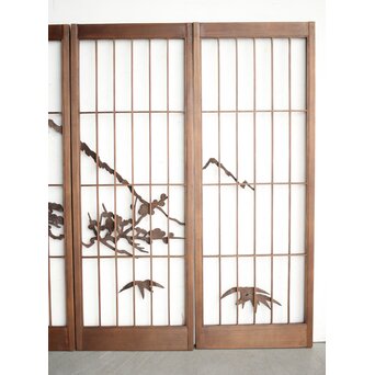 松竹梅に山景 書院 4枚1組　R0166 