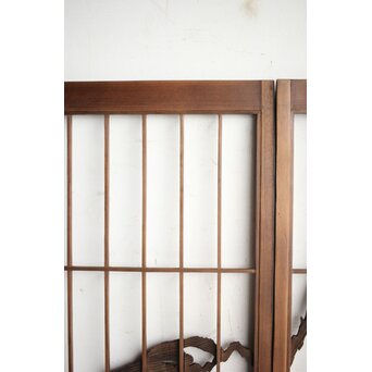 松竹梅に山景 書院 4枚1組　R0166 