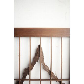 松竹梅に山景 書院 4枚1組　R0166 