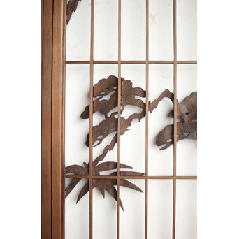 松竹梅に山景 書院 4枚1組　R0166 