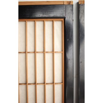 黒枠 両面組子書院 4枚1組　R0167 