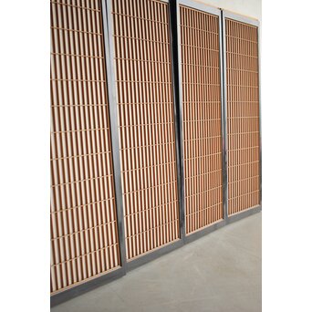 黒枠 両面組子書院 4枚1組　R0167 