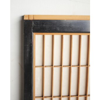 黒枠 両面組子書院 4枚1組　R0167 