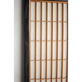 黒枠 両面組子書院 4枚1組　R0167 