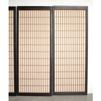 黒枠 両面組子書院 4枚1組　R0167 