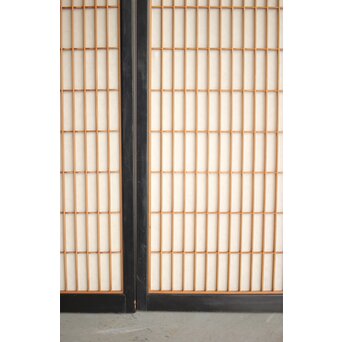 黒枠 両面組子書院 4枚1組　R0167 