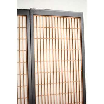 黒枠 両面組子書院 4枚1組　R0167 