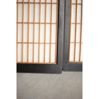 黒枠 両面組子書院 4枚1組　R0167 