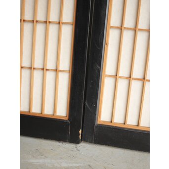 黒枠 両面組子書院 4枚1組　R0167 