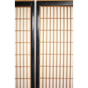 黒枠 両面組子書院 4枚1組　R0167 