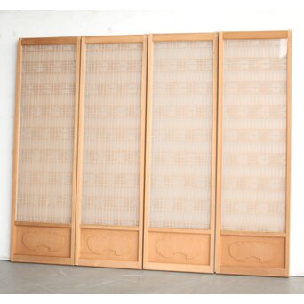 両面ガラス宝珠書院 4枚1組　R0168 