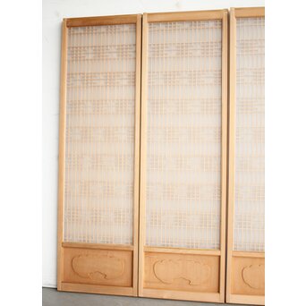 両面ガラス宝珠書院 4枚1組　R0168 