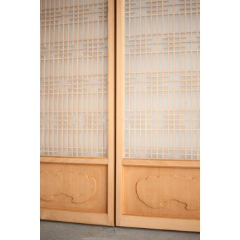 両面ガラス宝珠書院 4枚1組　R0168 