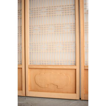 両面ガラス宝珠書院 4枚1組　R0168 