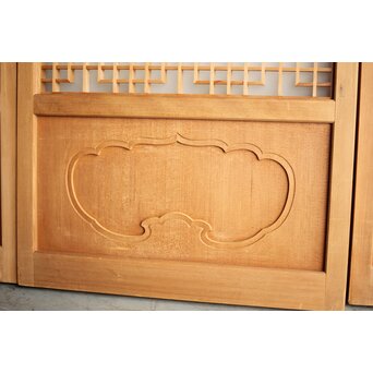 両面ガラス宝珠書院 4枚1組　R0168 