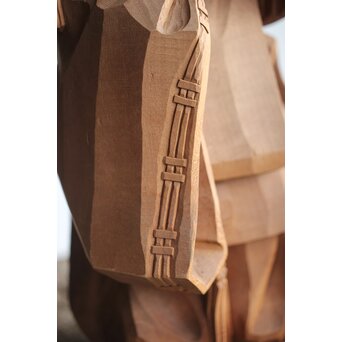 能木彫 牧俊高 [能樂 翁]　X341 