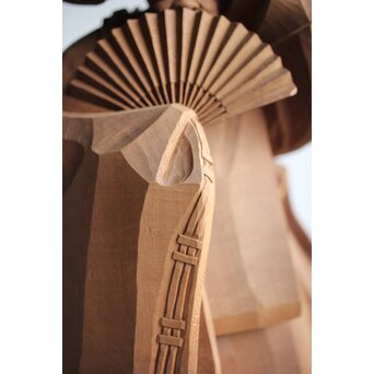 能木彫 牧俊高 [能樂 翁]　X341 