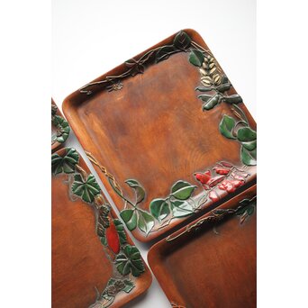 廣陵 三代 金城一國齋/一国斎 会席膳五客　Q299 