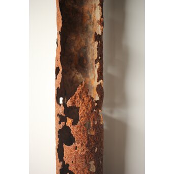 鉄管の花生け　M311 