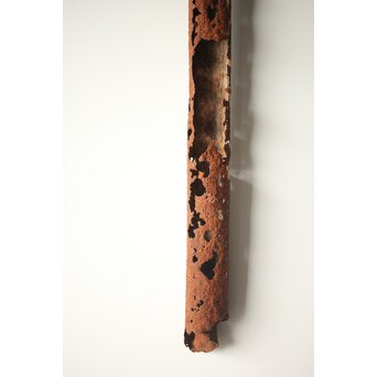 鉄管の花生け　M311 