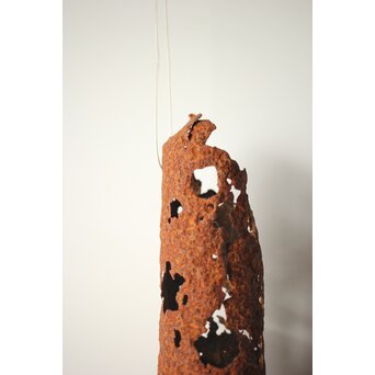 鉄管の花生け　M311 