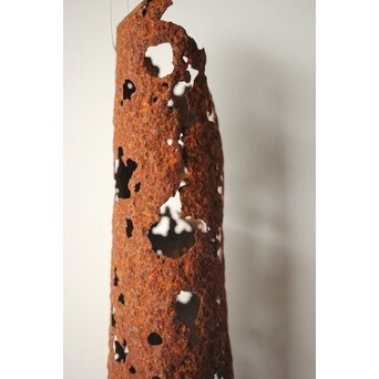 鉄管の花生け　M311 