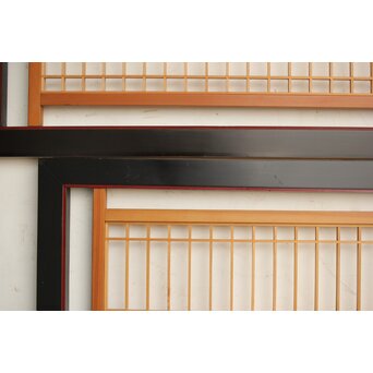 幅広 黒枠筬欄間 2枚1組　R0173 