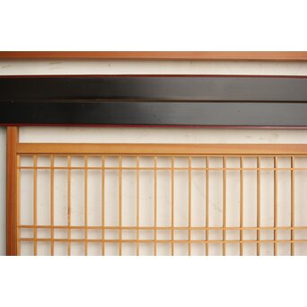 幅広 黒枠筬欄間 2枚1組　R0173 