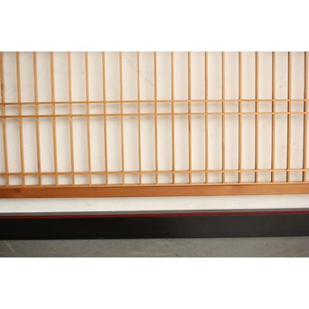 幅広 黒枠筬欄間 2枚1組　R0173 