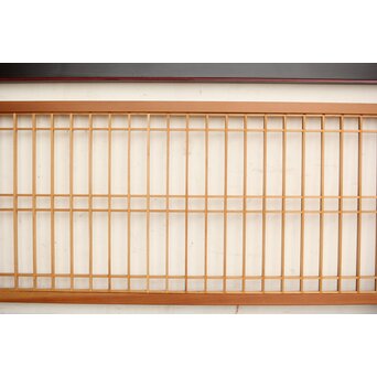 幅広 黒枠筬欄間 2枚1組　R0173 