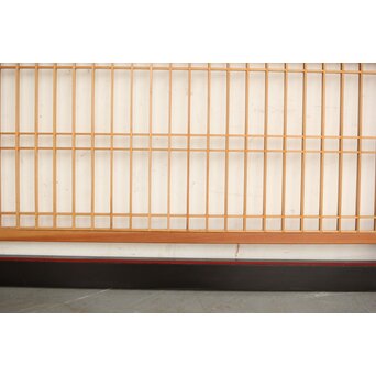 幅広 黒枠筬欄間 2枚1組　R0173 