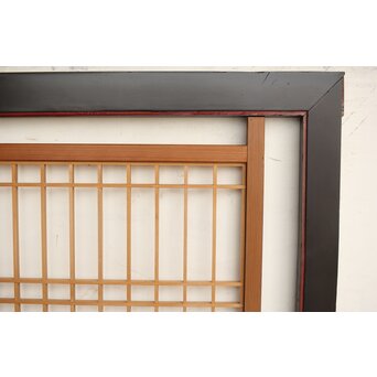 幅広 黒枠筬欄間 2枚1組　R0173 