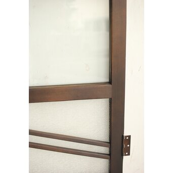 幾何学デザイン 黒ガラス戸　GD0101 